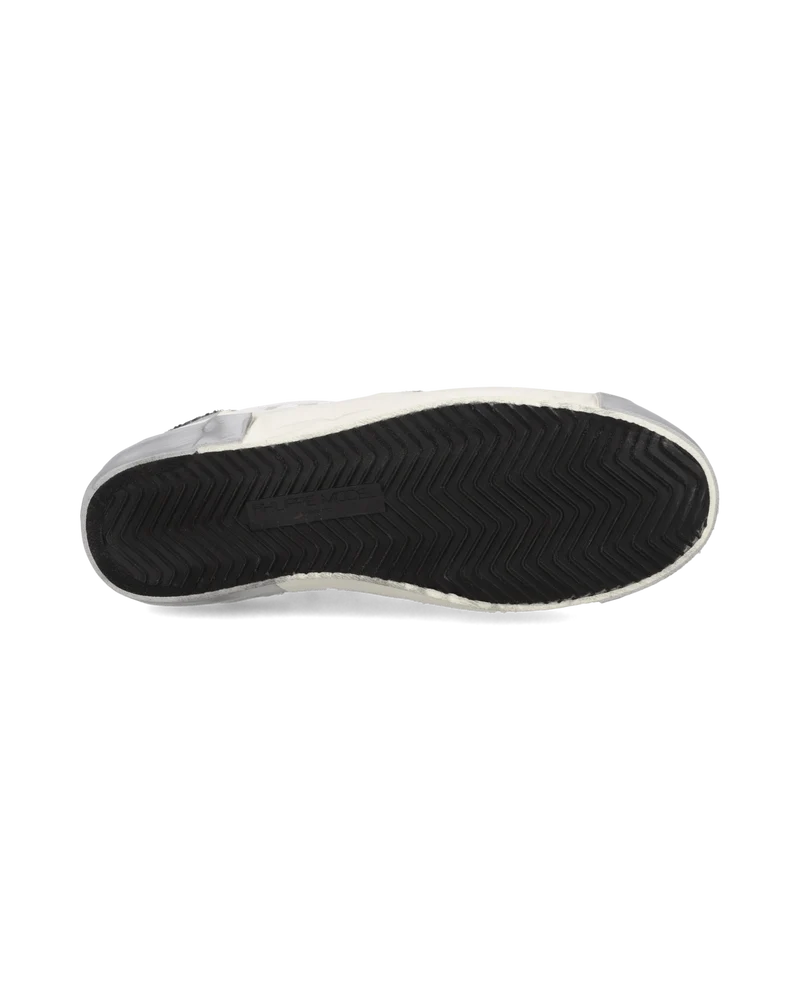 Sneakers Prsx Women, White Black Silver