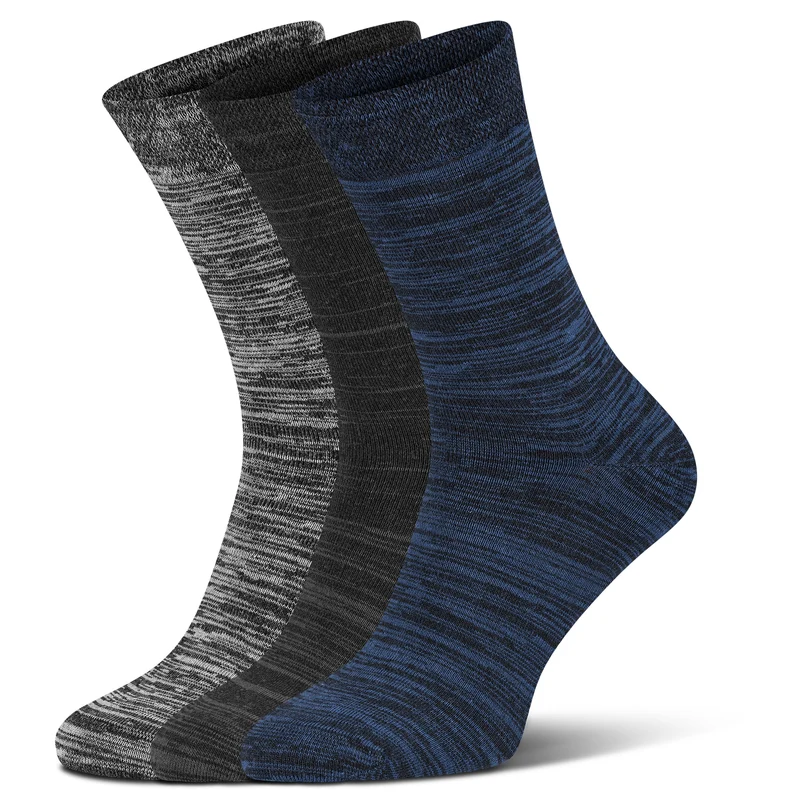 bamboo:line | Bambus Socken Viskose ohne Gummi | Softrand Venenfreundlich | 3-15 Paar