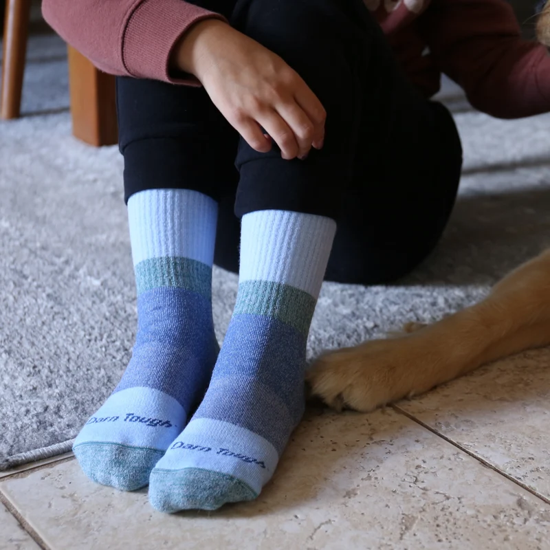 Kids Hill Topper Micro Crew Heavyweight Hiking Socks
