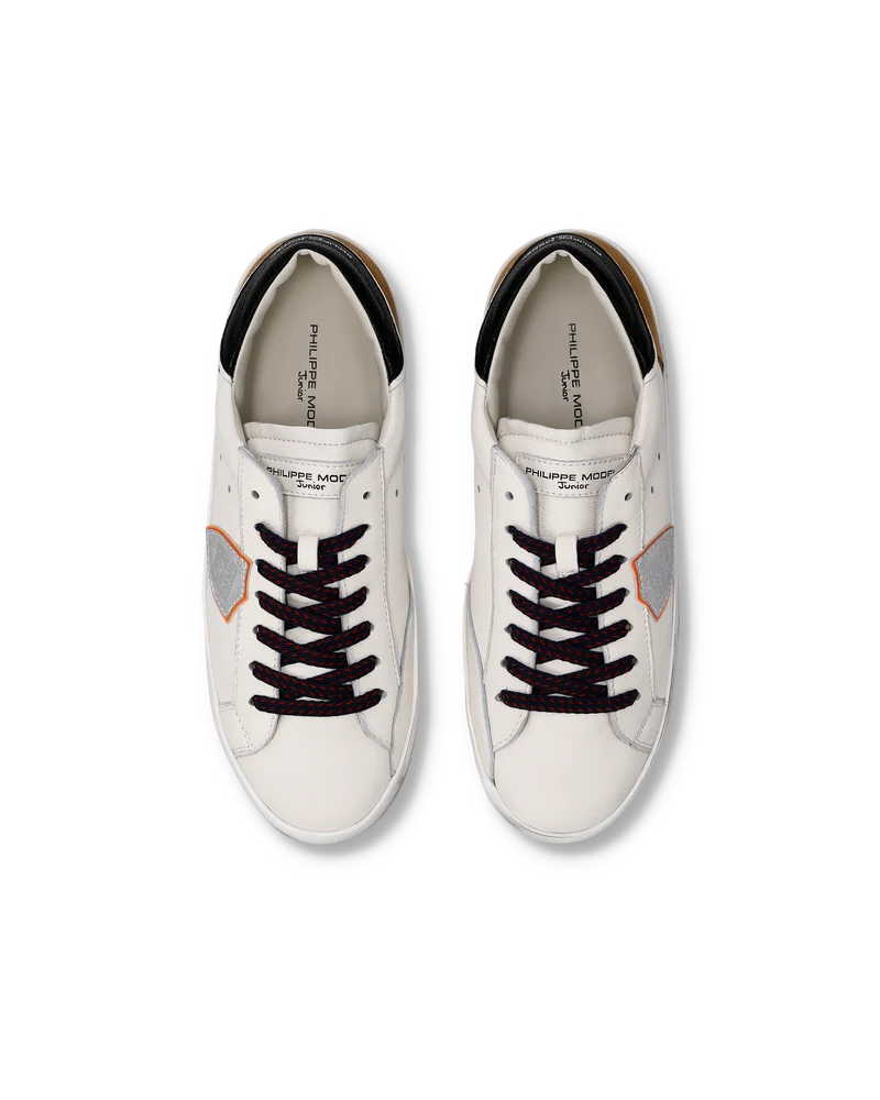 Sneaker Prsx Junior, White Cognac Black