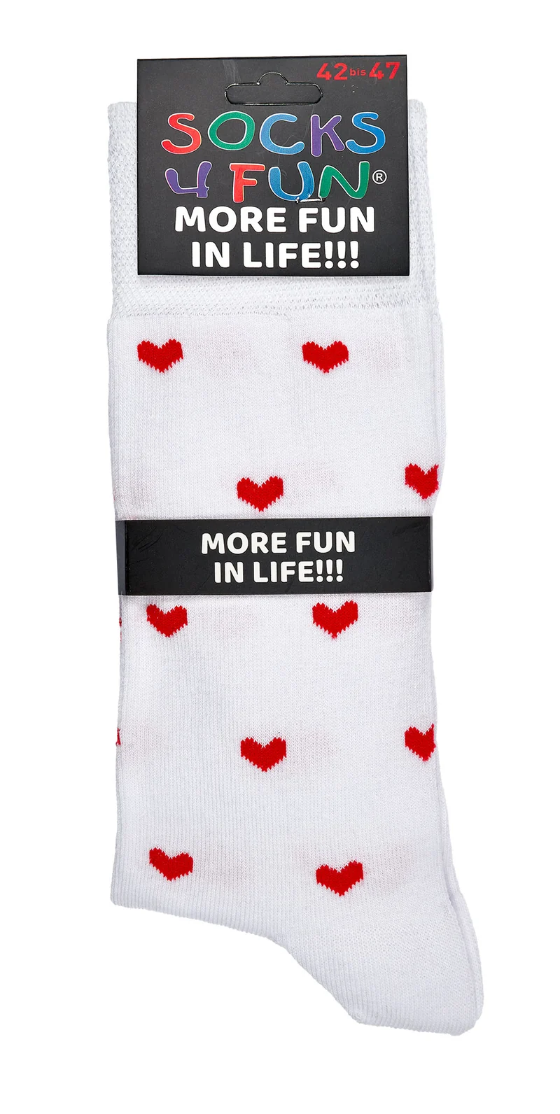 Valentinstag Herz Socken als Partnerlook und Besties Geschenk 2er oder 4er Pack