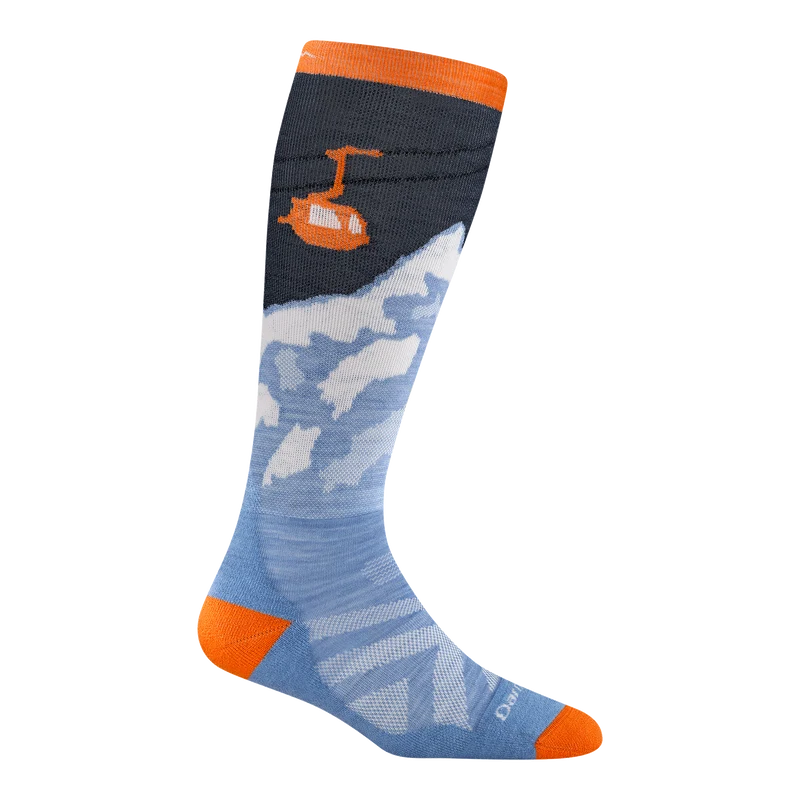 Kids Little Yeti Over-the-Calf Midweight Ski & Snowboard Socks