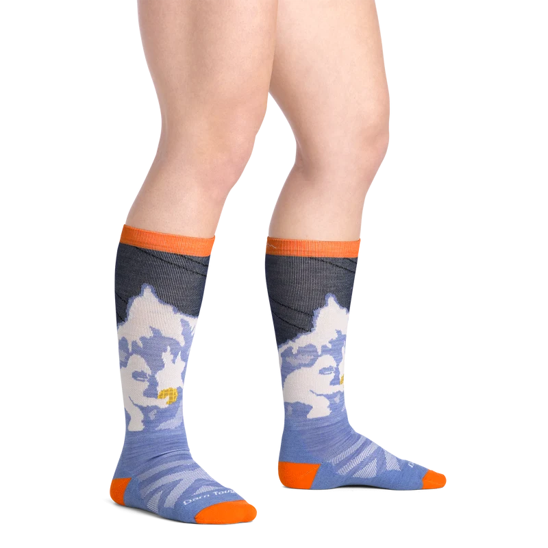 Kids Little Yeti Over-the-Calf Midweight Ski & Snowboard Socks