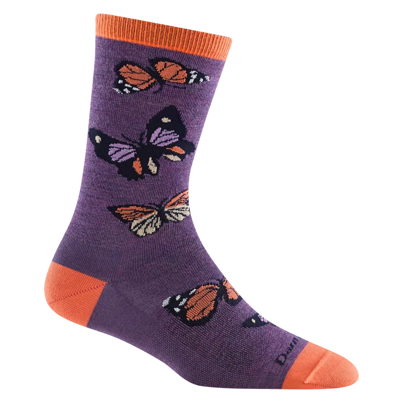 Women's Flutter Crew Lightweight Lifestyle Sock-Last Chance