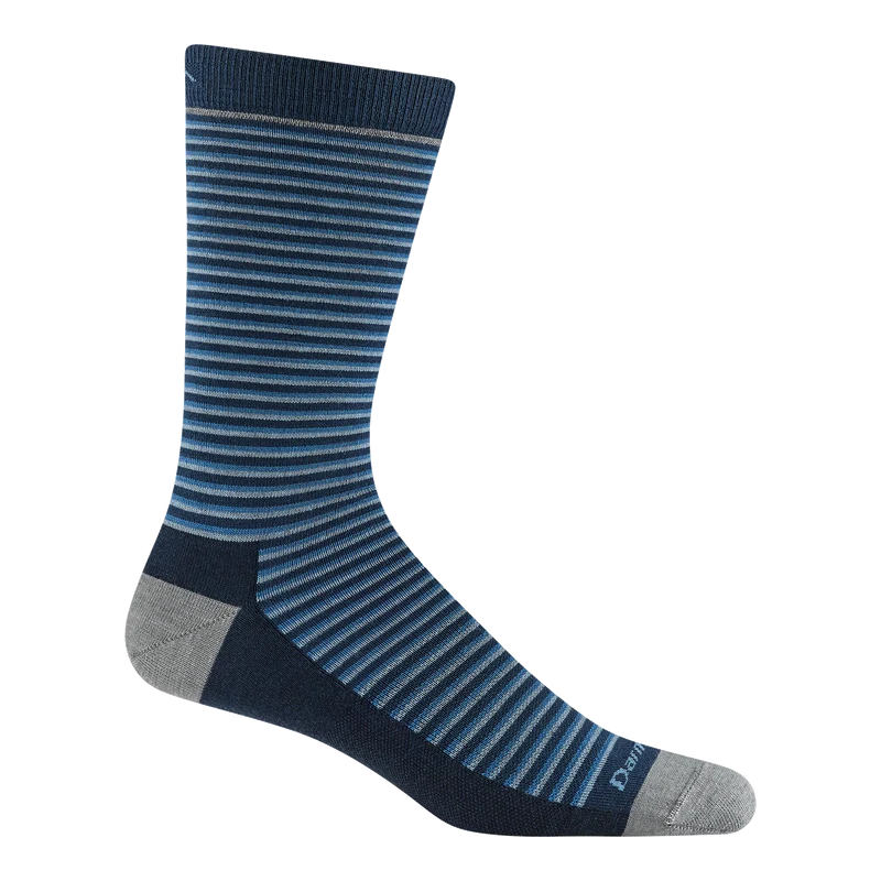 Men's Microstripe Crew Lightweight Lifestyle Socks