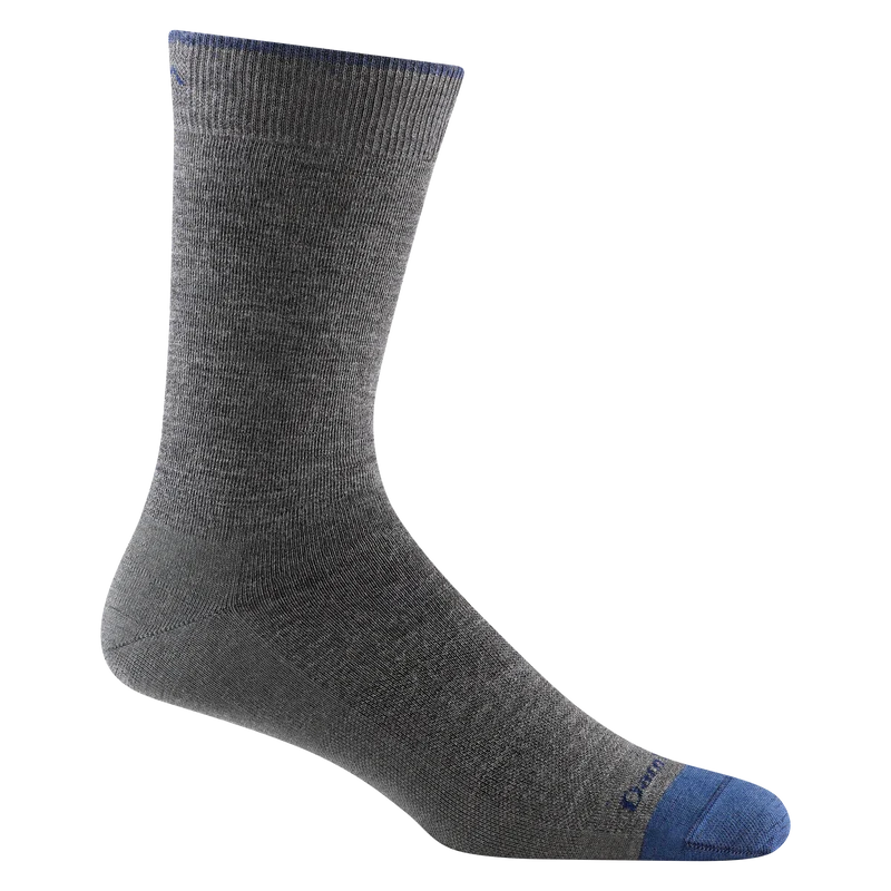 Men's Solid Crew Lightweight Lifestyle Socks