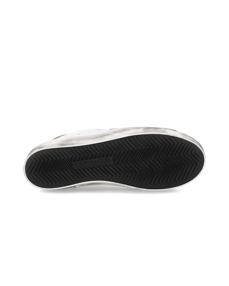 Sneaker Prsx Junior, White Bordeaux