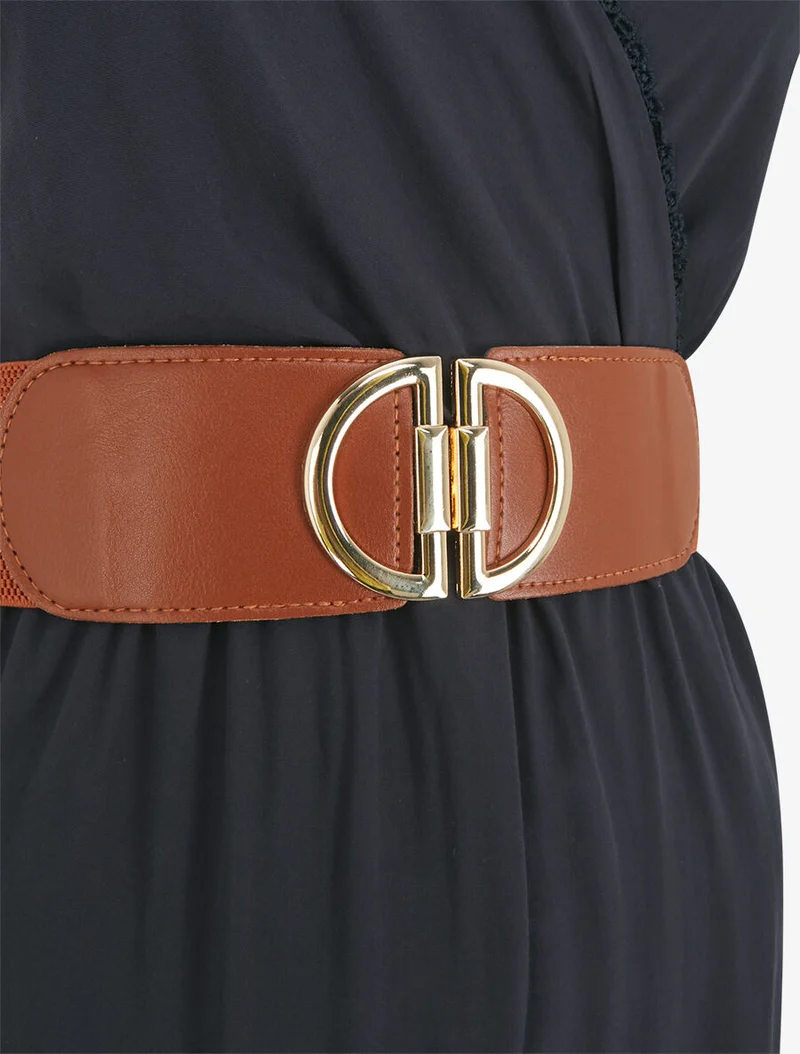 Langes Kleid mit Schleifen auf den Schultern - Marine
