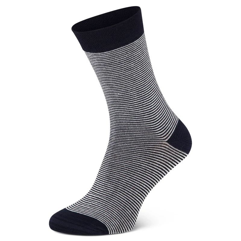 Bambus Viskose Ringelsocken mit feinen Streifen Softrand Unisex bamboo:line 3 bis 15 Paar