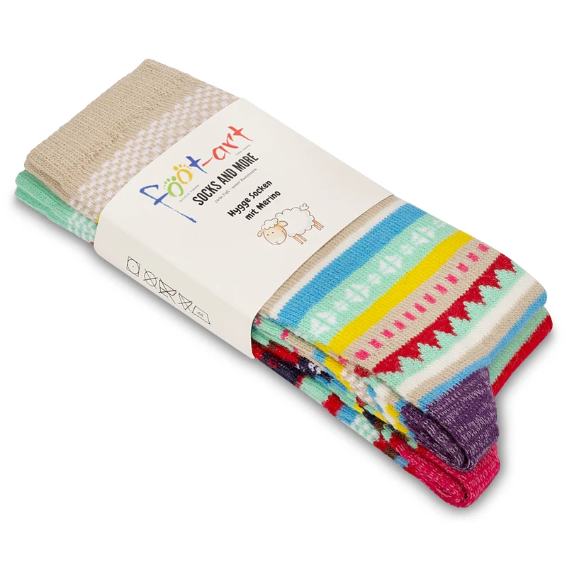 Merino Socken Unisex – 2 oder 4 Paar | 42 % Merinowolle