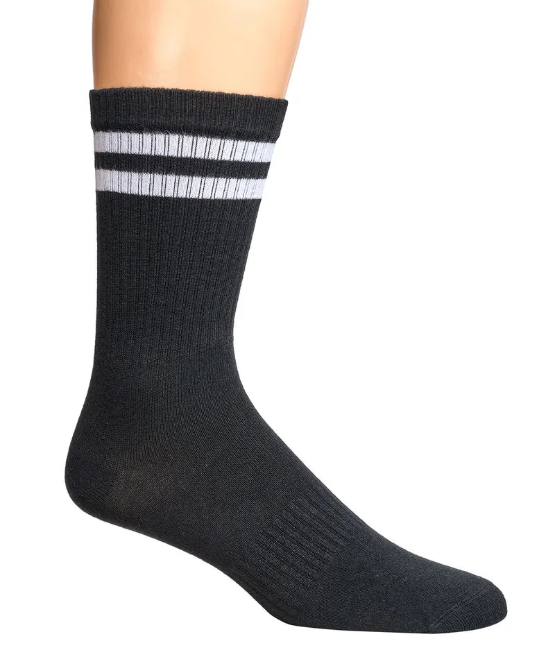 Bambus Crew Socken Tennissocken 2er-Pack – weich & atmungsaktiv
