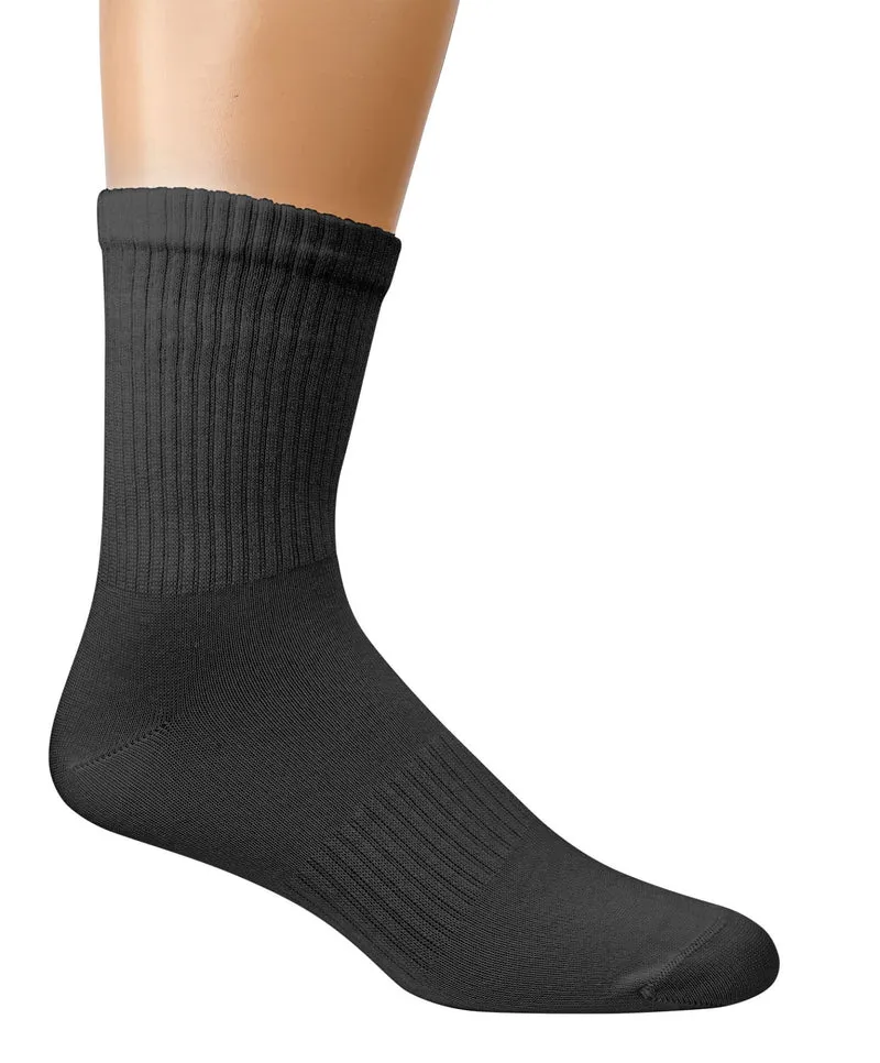Bambus Crew Socken Tennissocken 2er-Pack – weich & atmungsaktiv