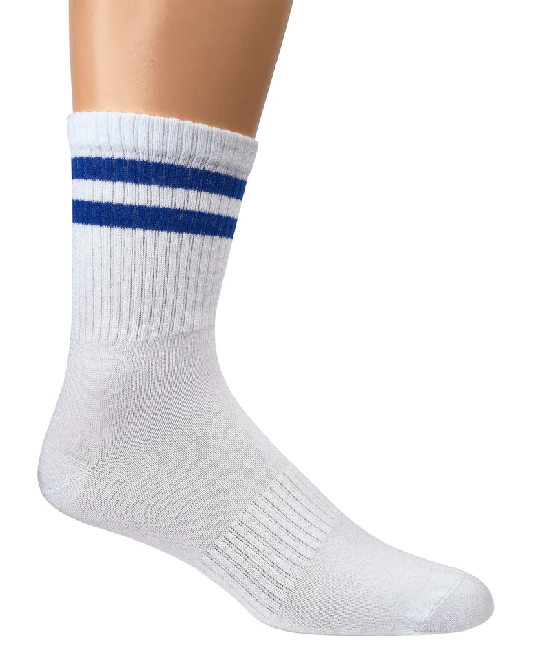 Bambus Crew Socken Tennissocken 2er-Pack – weich & atmungsaktiv