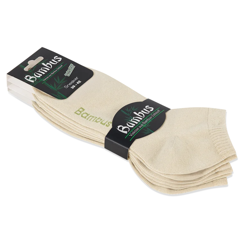Bambus Viskose Sneaker Socken ohne Gummi | bamboo:line von foot-art