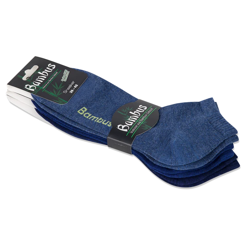 Bambus Viskose Sneaker Socken ohne Gummi | bamboo:line von foot-art
