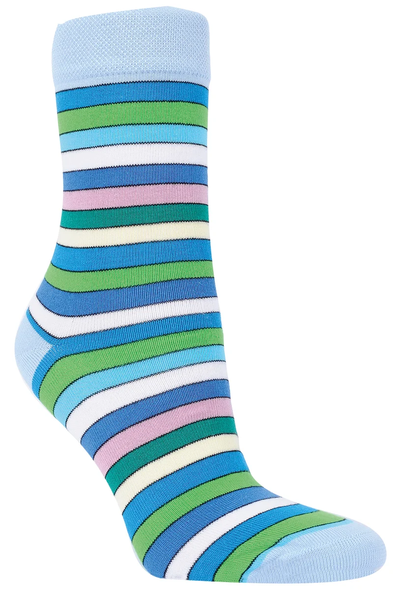 3-15 Paar RS Harmony Bambus Viskose Socken Damen bunte geringelte Socken mit Softrand