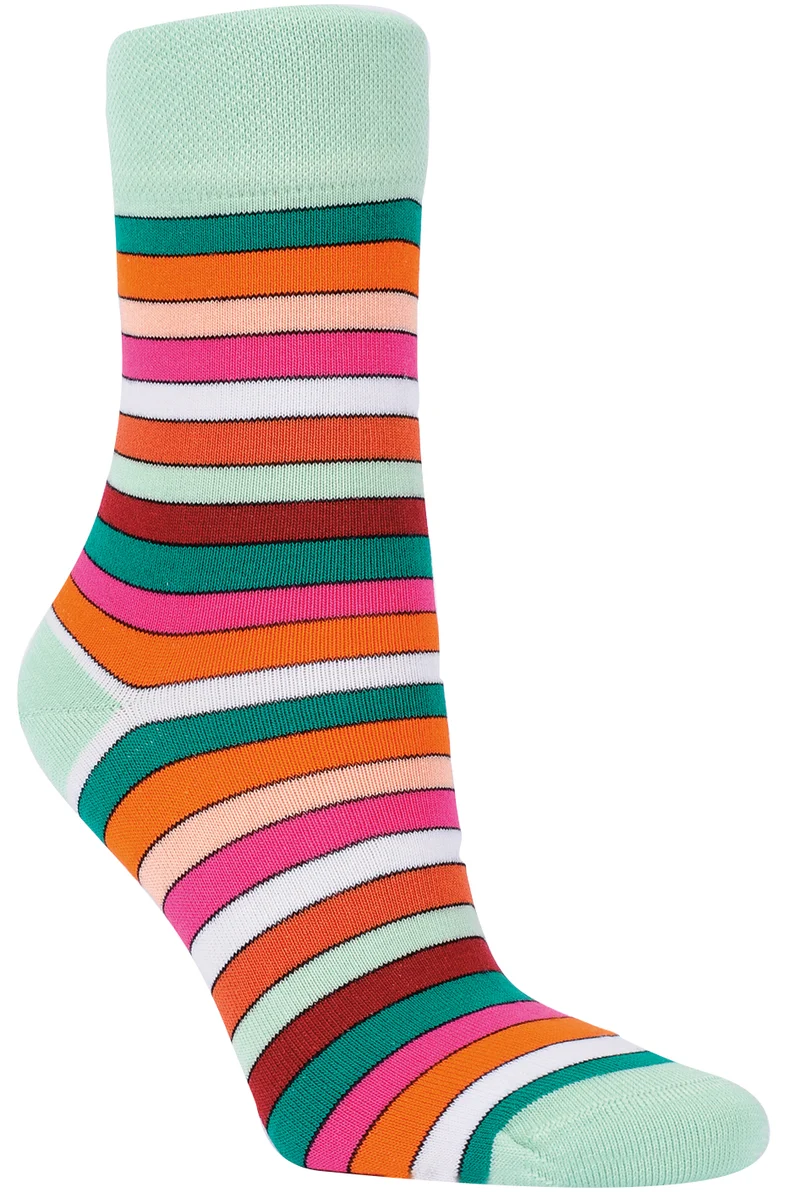 3-15 Paar RS Harmony Bambus Viskose Socken Damen bunte geringelte Socken mit Softrand
