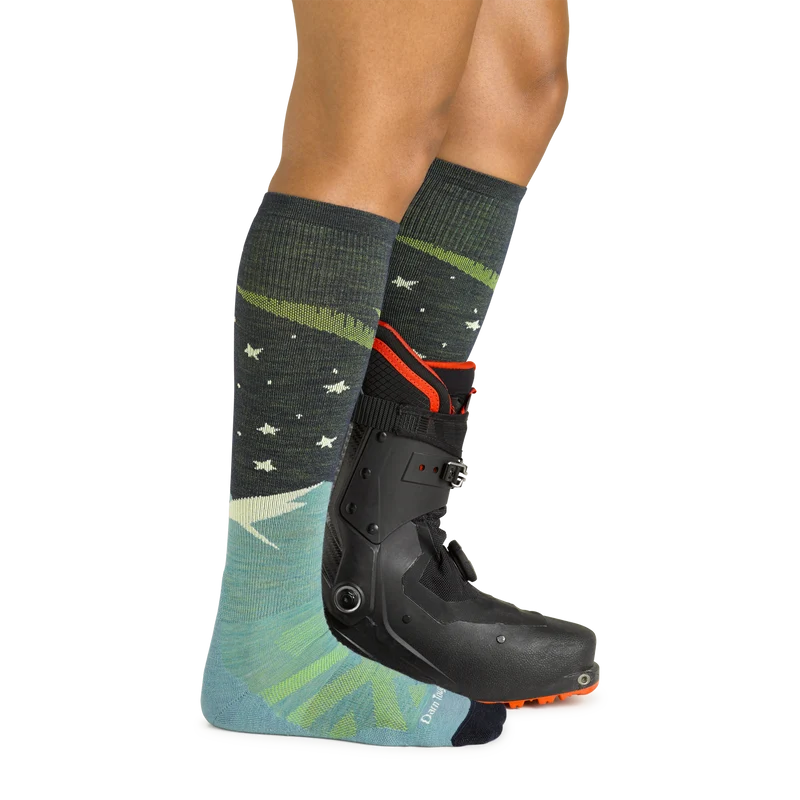 Women's Aurora Over-the-Calf Lightweight Ski & Snowboard Socks