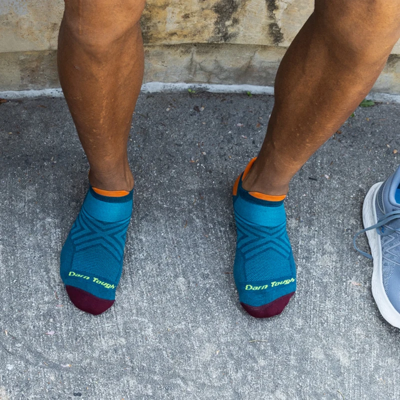 Men's Run No Show Tab Cushioned Ultra-Lightweight Running Socks- Last Chance