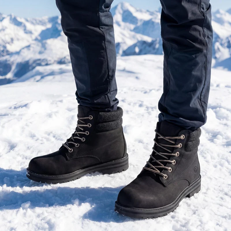 Merino Leather Boot Men