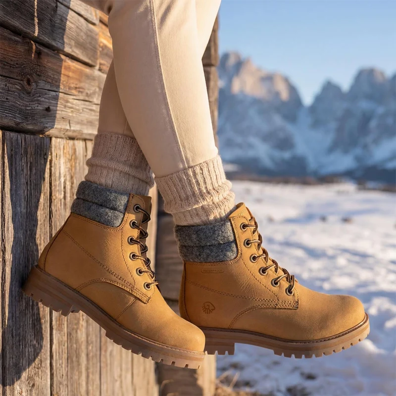 Merino Leather Boot Women