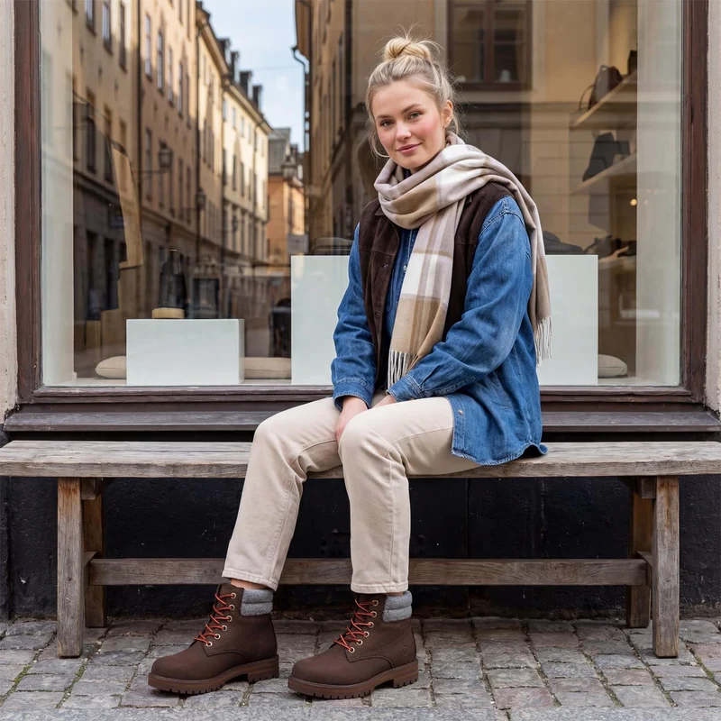 Merino Leather Boot Women
