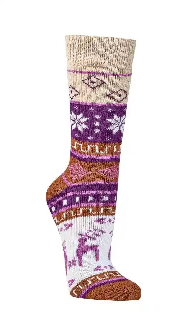Norweger Socken im Hygge Stil 2 oder 4 Paar 90 % Baumwolle Vollfrottee