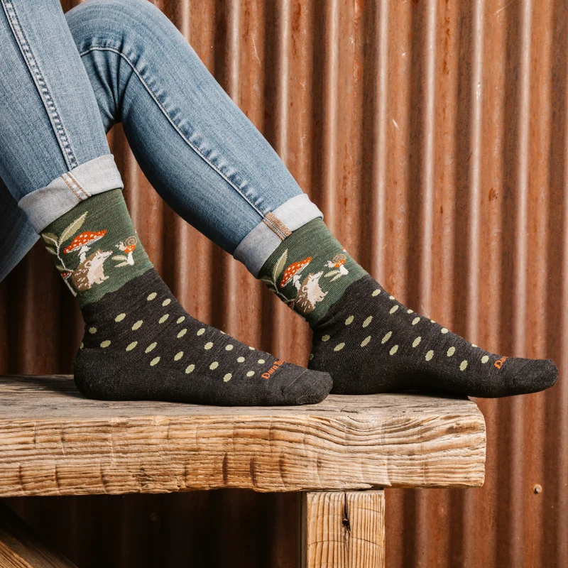 Women's Wild Life Crew Lightweight Lifestyle Socks