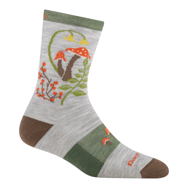 Women's Mellow Mushrooms Micro Crew Lightweight Hiking Socks