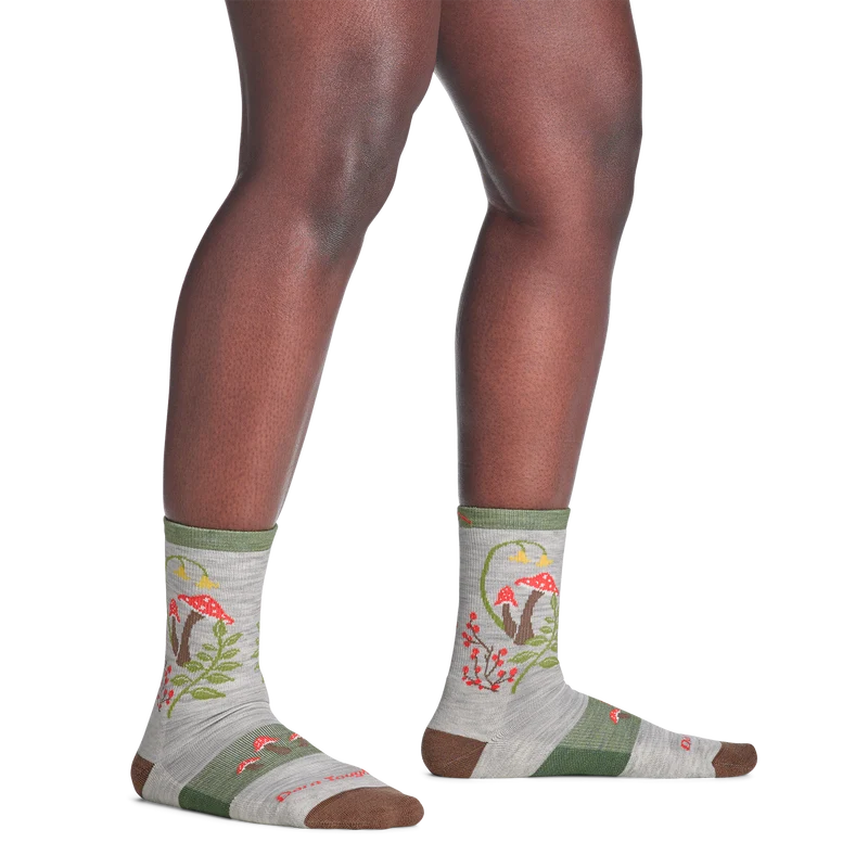Women's Mellow Mushrooms Micro Crew Lightweight Hiking Socks