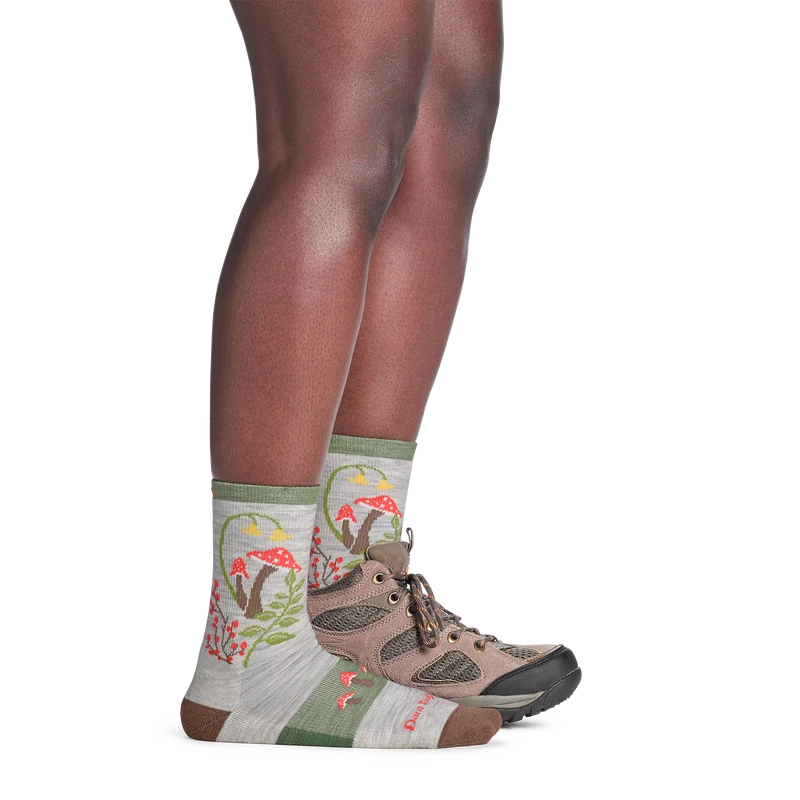 Women's Mellow Mushrooms Micro Crew Lightweight Hiking Socks