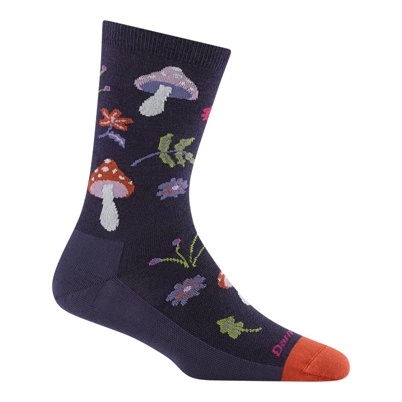 Women's Shroom Bloom Crew Lightweight Lifestyle Socks