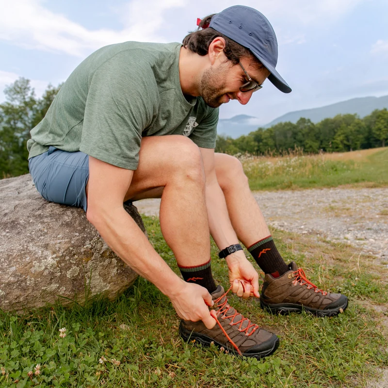 Men's Hiker Micro Crew Midweight Hiking Socks