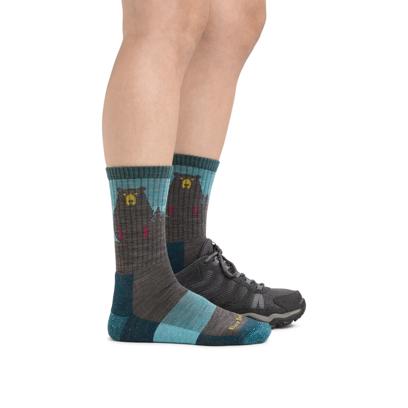 Women's Bear Town Micro Crew Lightweight Hiking Socks