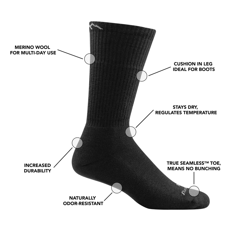 T4021 Boot Midweight Tactical Socks with Cushion