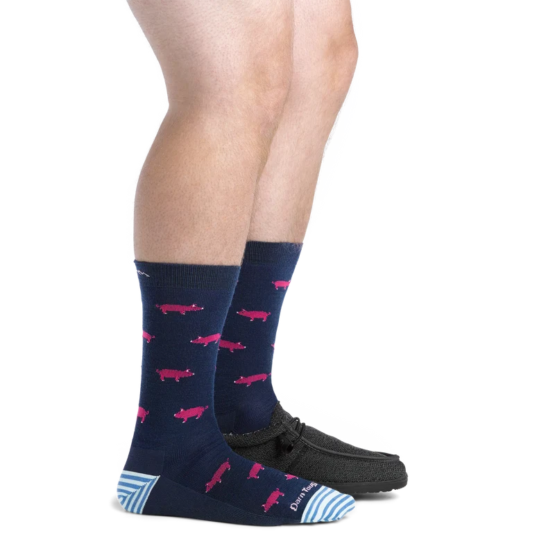 Men's Truffle Hog Crew Lightweight Lifestyle Socks- Last Chance