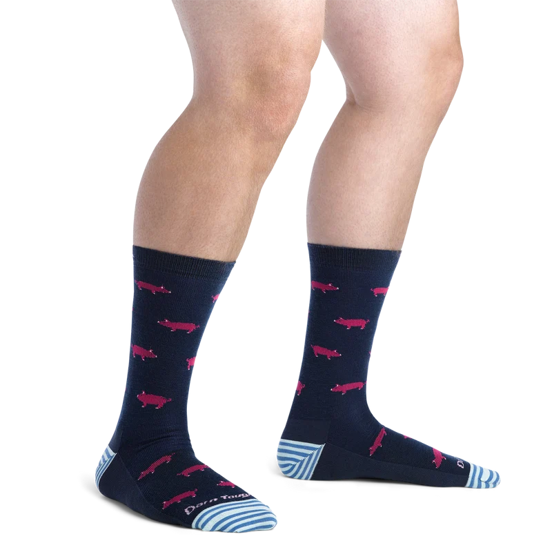 Men's Truffle Hog Crew Lightweight Lifestyle Socks- Last Chance