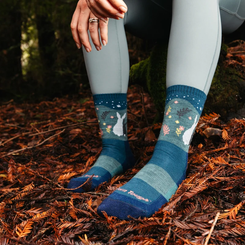 Women's Critter Club Micro Crew Lightweight Hiking Socks