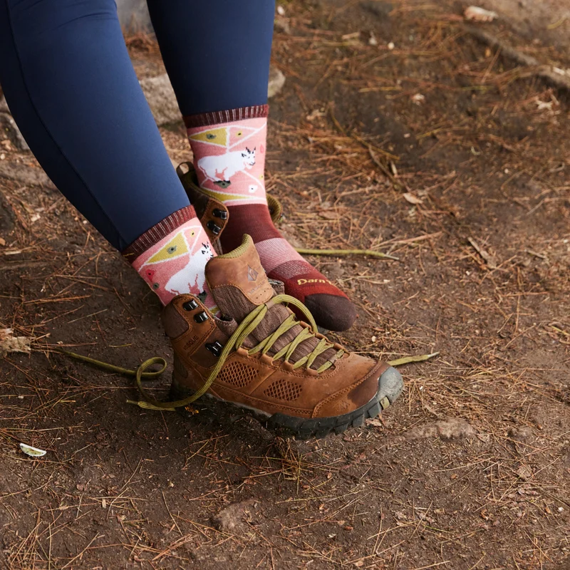 Women's Critter Club Micro Crew Lightweight Hiking Socks