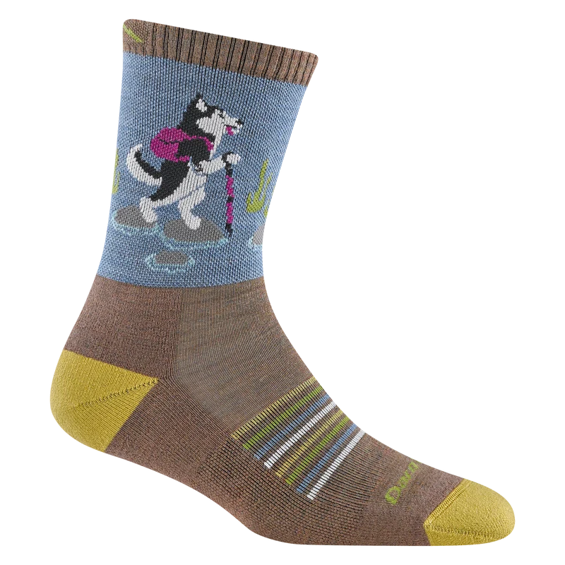 Women's Critter Club Micro Crew Lightweight Hiking Socks