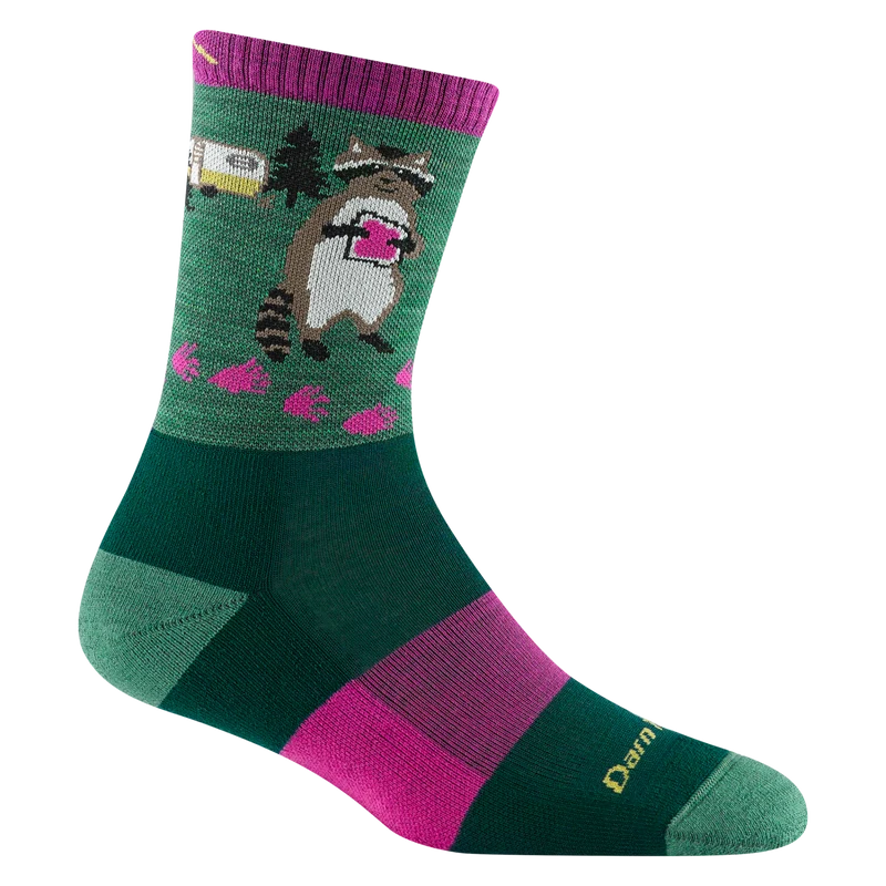 Women's Critter Club Micro Crew Lightweight Hiking Socks