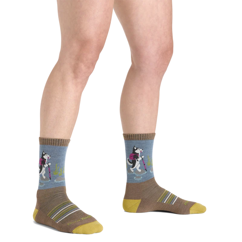 Women's Critter Club Micro Crew Lightweight Hiking Socks