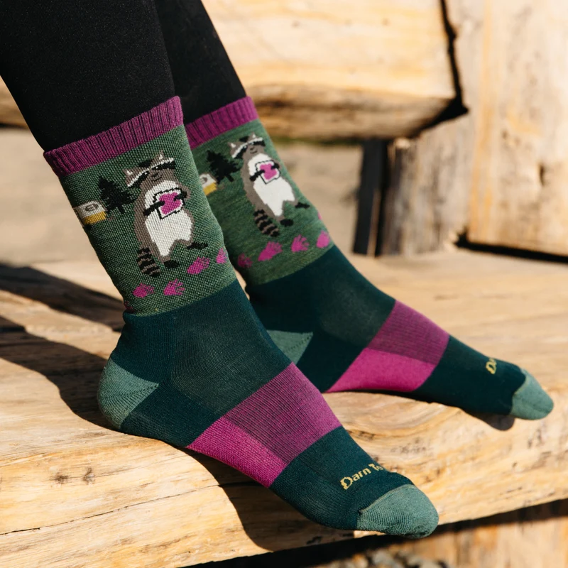 Women's Critter Club Micro Crew Lightweight Hiking Socks
