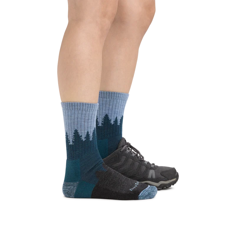 Women's Treeline Micro Crew Midweight Hiking Socks
