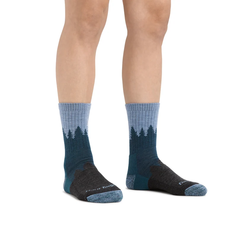 Women's Treeline Micro Crew Midweight Hiking Socks