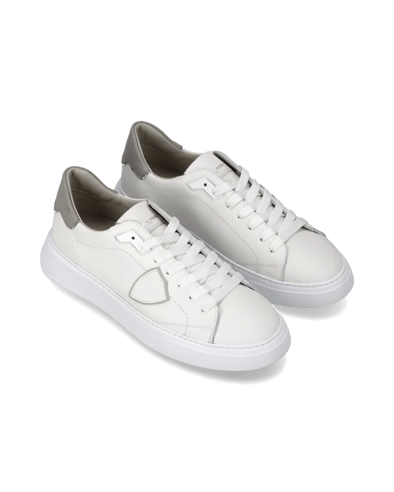 Sneakers Temple Men, White Grey