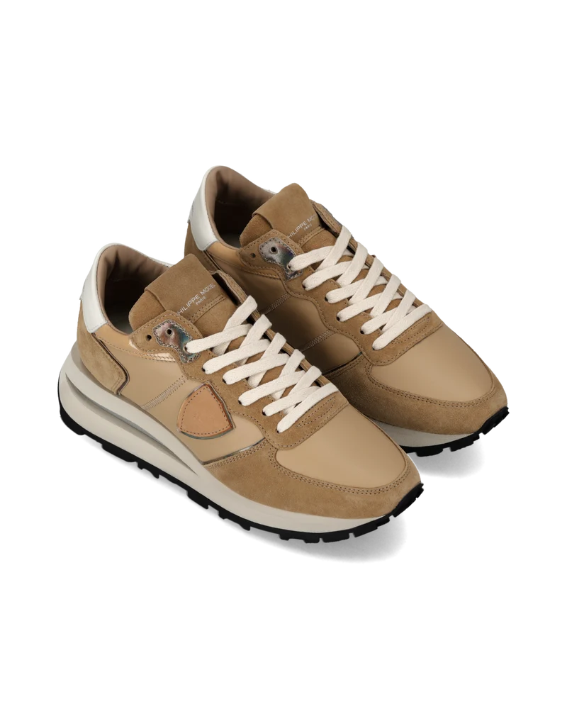 Sneakers Tropez Haute Women, Beige White