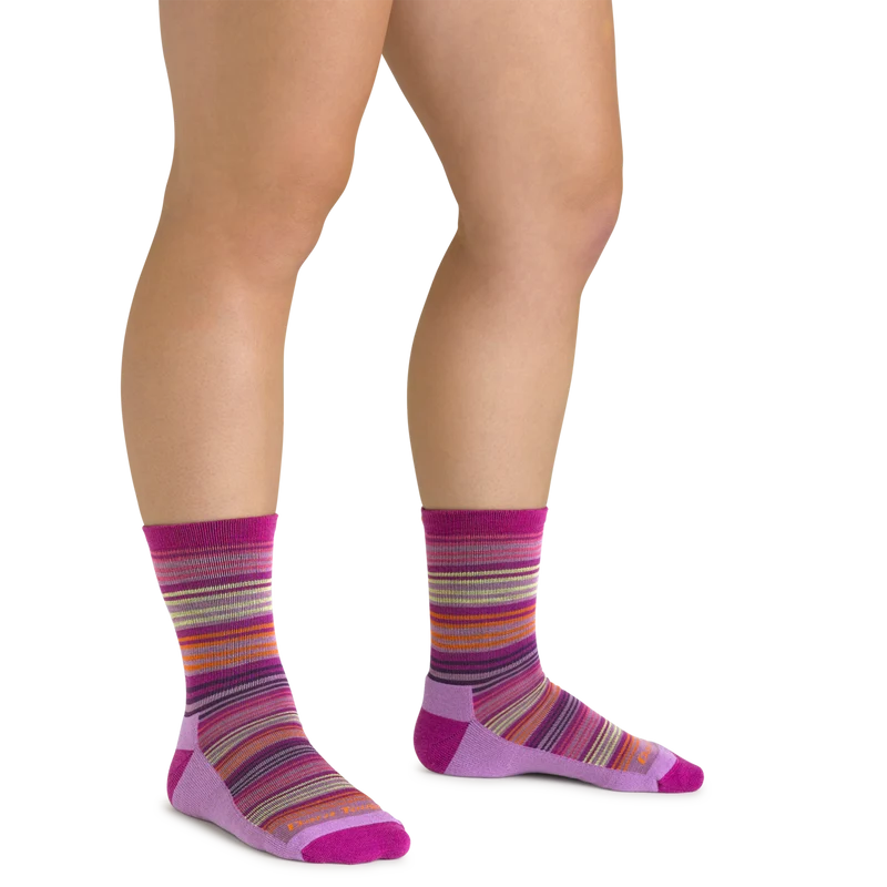 Kids Zebra Canyon Micro Crew Lightweight Hiking Socks- Last Chance