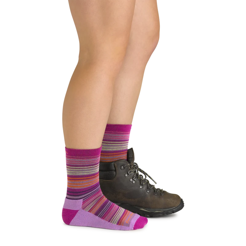 Kids Zebra Canyon Micro Crew Lightweight Hiking Socks- Last Chance