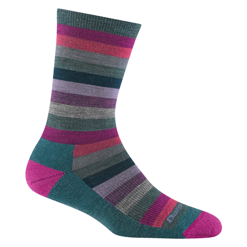 Women's Mystic Stripe Crew Lightweight Lifestyle Socks